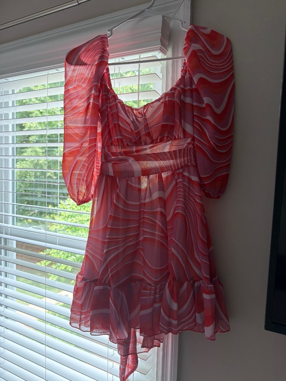 Lucy in the Sky patterned mini dress